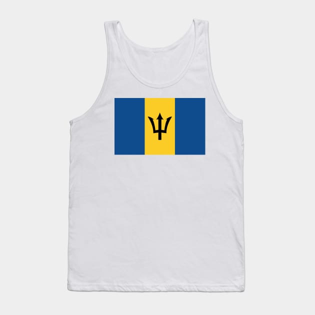 Flag of Barbados Tank Top by COUNTRY FLAGS